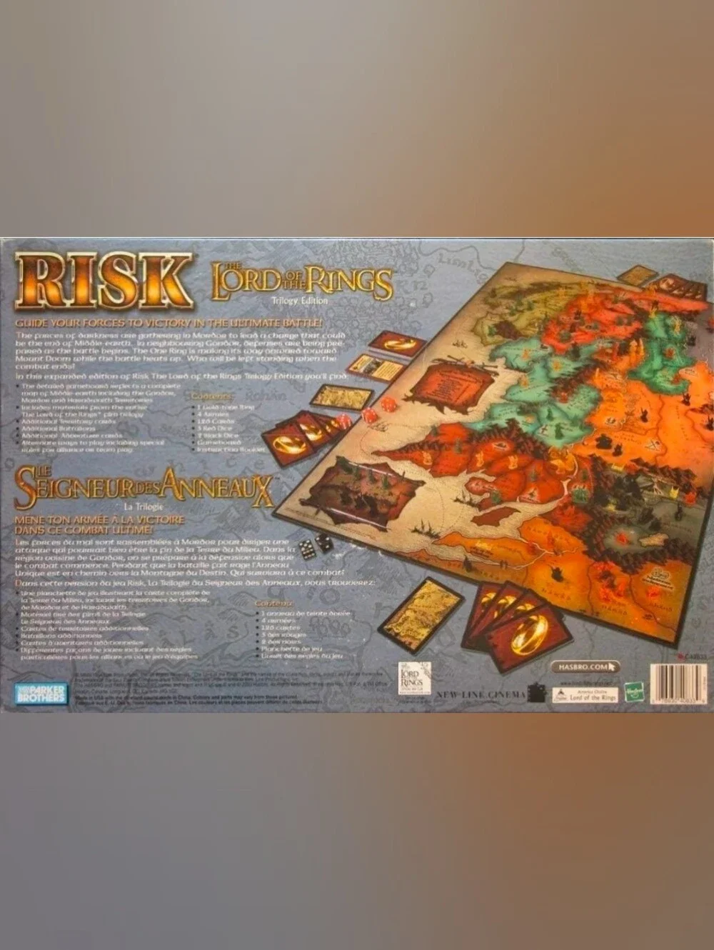 NEW Risk: The Lord of the Rings Trilogy Edition - Game